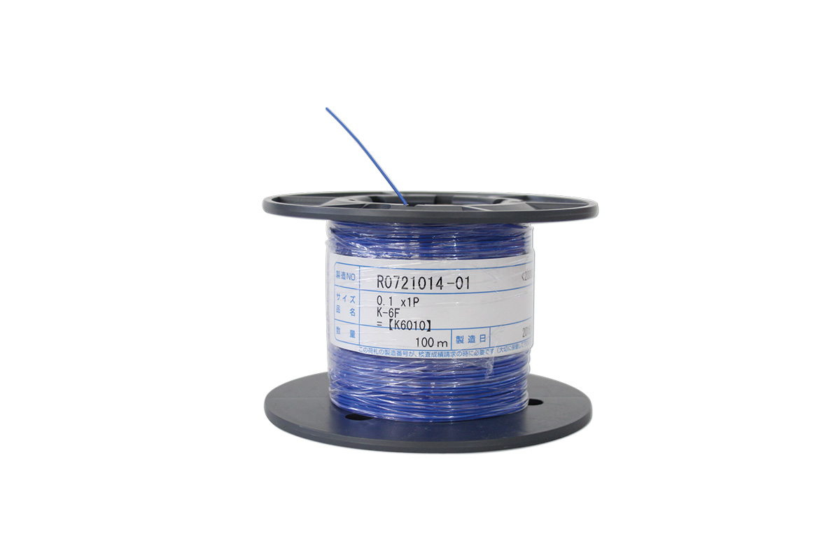 Glass coated thermocouple wires